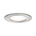 Paulmann recessed luminaire NOVA LED round, rigid, set of 3 GU10 IP44, brushed iron dimmable 19,5W 460lm 2700K 38� 38� CRI >80