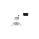 Paulmann recessed luminaire NOVA COIN LED round, swivelling Coin IP23, white matt dimmable 460lm 2700K 100� 100� CRI >80