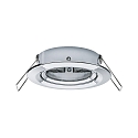 Paulmann 3er-Set LED Einbauleuchten-Set NOVA COIN, IP23, rund, schwenkbar, inkl. 6.5W 2700K 460lm 100�, 3step dimmbar, Chrom