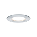 Paulmann recessed luminaire NOVA COIN LED round, rigid, set of 3 Coin IP44, aluminium dimmable 19,5W 460lm 2700K 100� 100� CRI >80