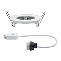 Paulmann Paulmann Recessed luminaire Nova, IP44, round, set of 1, excl. lamp, max. 35W, GU10, white