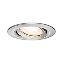 Paulmann Recessed luminaire LED Nova, IP65, round, max. 35W, set of 1 swiveling, iron