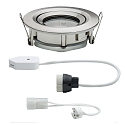 Paulmann Paulmann Recessed luminaire LED Nova, IP65, round, max. 35W, set of 1 swiveling, iron