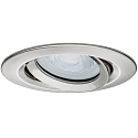 Paulmann outdoor recessed luminaire NOVA PLUS round, swivelling GU10 IP65, brushed iron dimmable