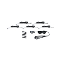 Paulmann 5er-Set PLUG & SHINE Einbauleuchte MicroPen II, IP67, 24V DC, 5x 0.22W 3000K 1.8lm 22�, begehbar bis 130kg, starr, Edelstahl