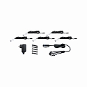 Paulmann 5er Set PLUG & SHINE LED Einbauleuchte MICRO PEN II, IP67, � 11.5cm, 5x 0.22W 3000K 1.8Im 20�, inkl. Treiber, silber