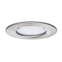 Paulmann 3er-Set LED Einbau-Downlight NOVA PLUS COIN, IP44, rund, � 7.8cm, 3x 6W 2700K 470lm 120�, dimmbar, starr, Eisen