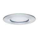 Paulmann 3er-Set LED Einbau-Downlight NOVA PLUS COIN, IP44, rund, � 7.8cm, 3x 6W 2700K 470lm 120�, dimmbar, starr, Alu gedreht