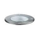 Paulmann PLUG & SHINE Boden-Einbauleuchte FLOOR, IP67, 24V, 6W, schwenkbar, Silber, 3000K 609lm, schwenkbar 20�