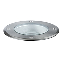 PLUG & SHINE Boden-Einbauleuchte FLOOR, IP67, 24V, 6W, schwenkbar, Silber