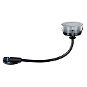 Paulmann PLUG & SHINE Boden-Einbauleuchte FLOOR ECO, IP65, 24V, 1.3W 3000K 50lm 90�, dimmbar, Silber