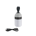 Mobile Tischleuchte CLUTCH SOUND, IP65, 5V ladbar mit USB, 1.5W 3000K, mit Lautsprecher, dimmbar