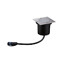 Paulmann LED Bodeneinbauleuchte PLUG & SHINE FLOOR, IP65, eckig, 10 x 10cm, 24V, 3.6W 3000K 300lm, dimmbar, rostfrei