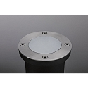 Paulmann LED Bodeneinbauleuchte PLUG & SHINE FLOOR, IP65, rund, � 9.8cm, 24V, 3.6W 3000K 300lm, dimmbar, rostfrei