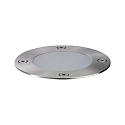 Paulmann LED Bodeneinbauleuchte PLUG & SHINE FLOOR, IP65, rund, � 9.8cm, 24V, 3.6W 3000K 300lm, dimmbar, rostfrei