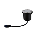 Paulmann LED Bodeneinbauleuchte PLUG & SHINE FLOOR, IP65, rund, � 9.8cm, 24V, 3.6W 3000K 300lm, dimmbar, rostfrei
