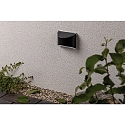 Paulmann LED Solar-Wandleuchte / Orientierungsleuchte ELLIOT, IP44, mit D�mmerungs-Sensor, 0.05W 3000K 5lm, max. 8 Stunden, grau