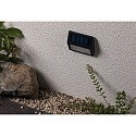 Paulmann LED Solar-Treppenleuchte DAYTON, IP44, mit D�mmerungs-Sensor, 0.05W 3000K 2lm, max. 8 Stunden, grau