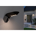 Solar LED Au�enwandleuchte SOLEY mit Bewegungsmelder, IP44, 3000K 100lm, optionale Hausnummer (exkl.)