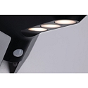 Solar LED Au�enwandleuchte SOLEY mit Bewegungsmelder, IP44, 3000K 100lm, optionale Hausnummer (exkl.)