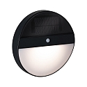 LED Solar-Wandleuchte ELOIS mit Bewegungssensor IP44, 1W 3000K 50lm, inkl. Akku, Anthrazit