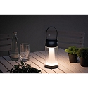 Paulmann battery table lamp CAPULINO LED dimmable, with accumulator IP44, anthracite, transparent dimmable