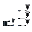 Paulmann LED Outdoor Smart Home Bodeneinbauleuchte RGBW PLUG & SHINE ZigBee, 3er Set, 80�, 24V, 3x 3,6W, RGBW, 3000-6500K, 190lm, IP65