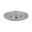 LED Recessed luminaire NOVA MINI with Module COIN, IP44, fixed, 4W 2700K 310lm, iron brushed