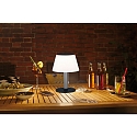 Paulmann Outdoor LED Solar Table lamp LILLESOL, IP44, 0.8W 3000K 45lm, 3-step dimmable, stainless steel / satin