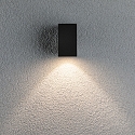 Paulmann outdoor wall luminaire FLAME UP OR DOWN 1 flame, square, switchable IP44, anthracite 