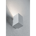 LED Au�enwandleuchte FLAME, IP44, Up or Down, 1-flammig, 230V, schaltbar, Aluminium, 5.2W 3000K 320lm 75�, wei�