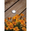 Paulmann Outdoor LED Boden-Einbauleuchte HOUSE, IP65, � 5cm, mit Licht-Punkt, 230V, begehbar, Edelstahl geb�rstet, 2W 3000K 60lm 120�