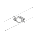Paulmann LED Seilsystem MacLED, 5-fach, 12V DC, 5x 4.5W 3000K, inkl. Trafo 60VA, Kunststoff, Chrom matt / Chrom