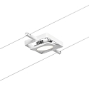 Paulmann wire luminaire MACLED, chrome, white matt 
