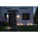 Paulmann LED Au�enwandleuchte CAPEA, IP44, 230V, 5W 3000K 500lm 98�, Aluminium, Grau