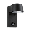 Paulmann outdoor wall luminaire CAPEA LED with motion detector IP44, grey 