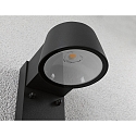 Paulmann outdoor wall luminaire CAPEA LED with motion detector IP44, grey 