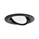 Paulmann recessed luminaire NOVA COIN LED round, swivelling, set of 3 Coin IP23, black matt  11W 460lm 2700K 100� 100� CRI >80