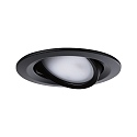 Paulmann recessed luminaire NOVA COIN LED round, swivelling, set of 3 Coin IP23, black matt dimmable 11W 460lm 2700K 100� 100� CRI >80