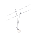 Paulmann Seilsystem-Einzelspot COMET, 12V, GU5.3 max. 50W (exkl.), Metall, Chrom matt
