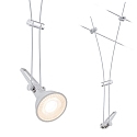 Paulmann wire luminaire COMET GU5,3, white matt dimmable