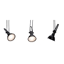 Paulmann wire luminaire COMET GU5,3, black matt dimmable