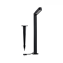 Paulmann LED Pollerleuchte PLUG&SHINE ITO, IP65, 7W, 3000K, vertikal, anthrazit