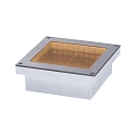 Paulmann Outdoor LED Boden-Einbauleuchte BRICK, IP67, 10x10cm, 1W 2200-3000K 18lm, begehbar bis 0.5t, ZigBee 3.0, Edelstahl