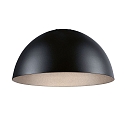 Paulmann LED system luminaire ULine PENDEL BOL � 30CM rigid, half round IP20, black matt dimmable