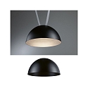 Paulmann LED system luminaire ULine PENDEL BOL � 30CM rigid, half round IP20, black matt dimmable