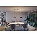 Paulmann LED system luminaire ULine PENDEL BOL � 30CM rigid, half round IP20, black matt dimmable