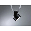 Paulmann LED system luminaire ULine SPOT RONDE � 8.5CM cardanic swivelling IP20, black matt dimmable