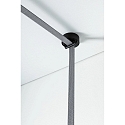 Paulmann ULine Zubeh�r - Gurt-Halter / Aufbau-Umlenker, universal, rund, mechanisch / isoliert, schwarz