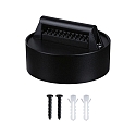 Paulmann ULine Zubeh�r - Gurt-Halter / Aufbau-Umlenker, universal, rund, mechanisch / isoliert, schwarz